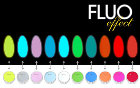 Fluo Effect Puder Akrylowy 2g - Świecący W Ciemności - Light Pink