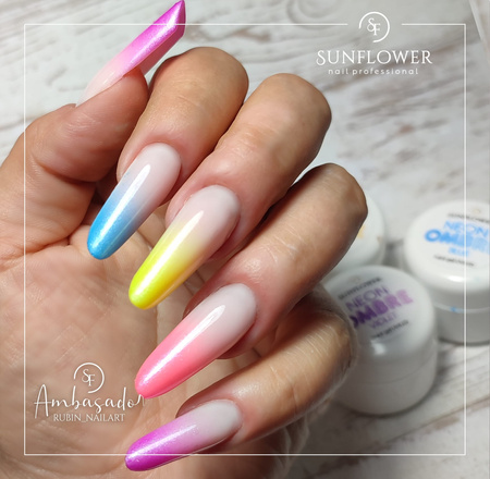 Neon Ombre Paint No Wipe – Neon Blue 3g Żel do zdobień
