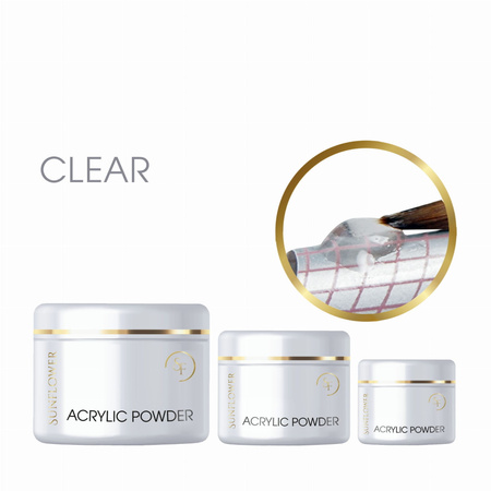 Przeźroczysty Puder Akrylowy Szybki- "Fast" - Clear 30g